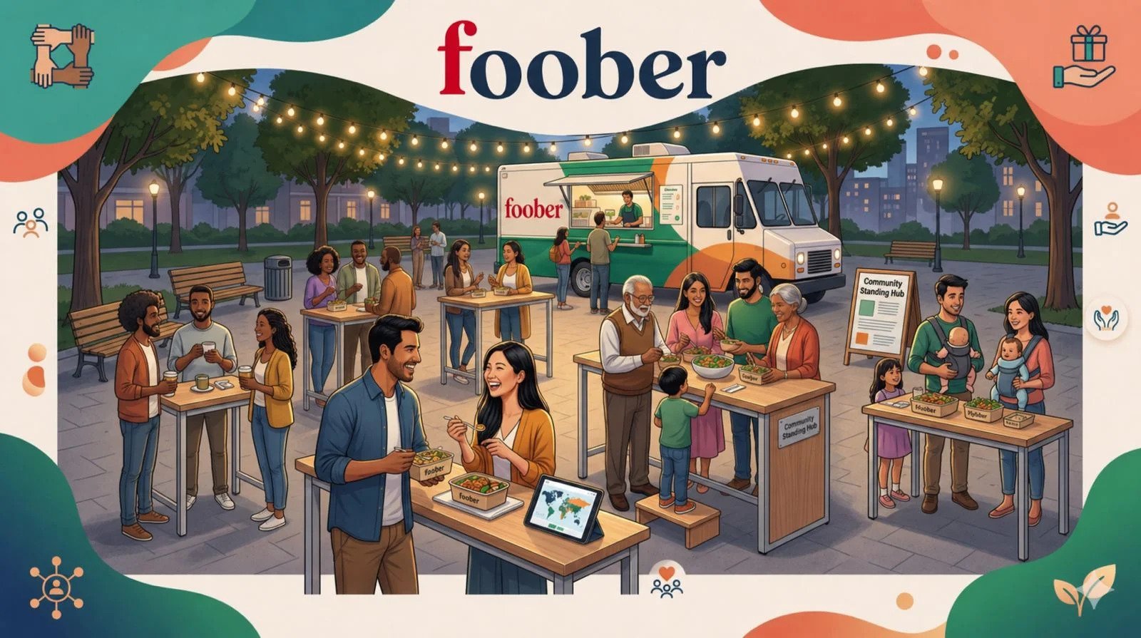 Foober community food truck scene